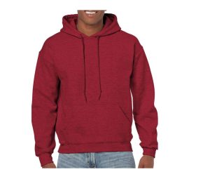 Heavy Blend Volwassenen Hoodie Sweatshirt, ANTIQUE CHERRY RED, L, GILDAN