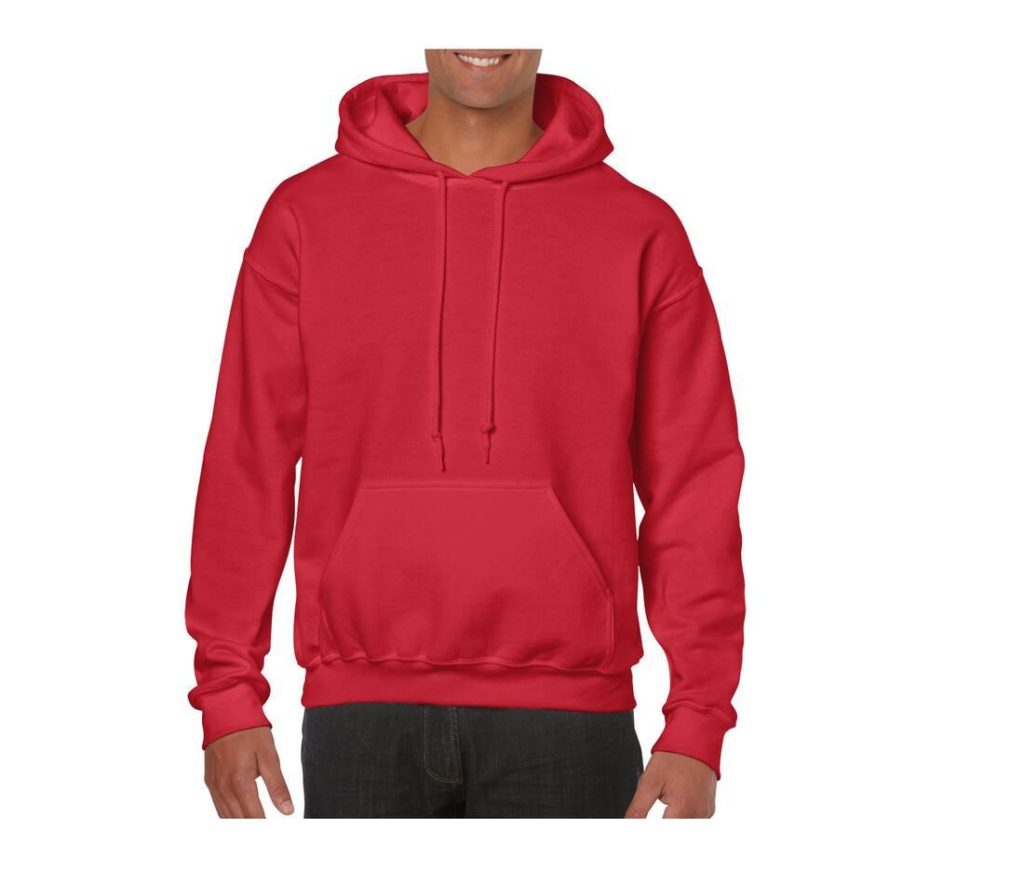 Heavy Blend Volwassenen Hoodie Sweatshirt, RED, 3XL, GILDAN