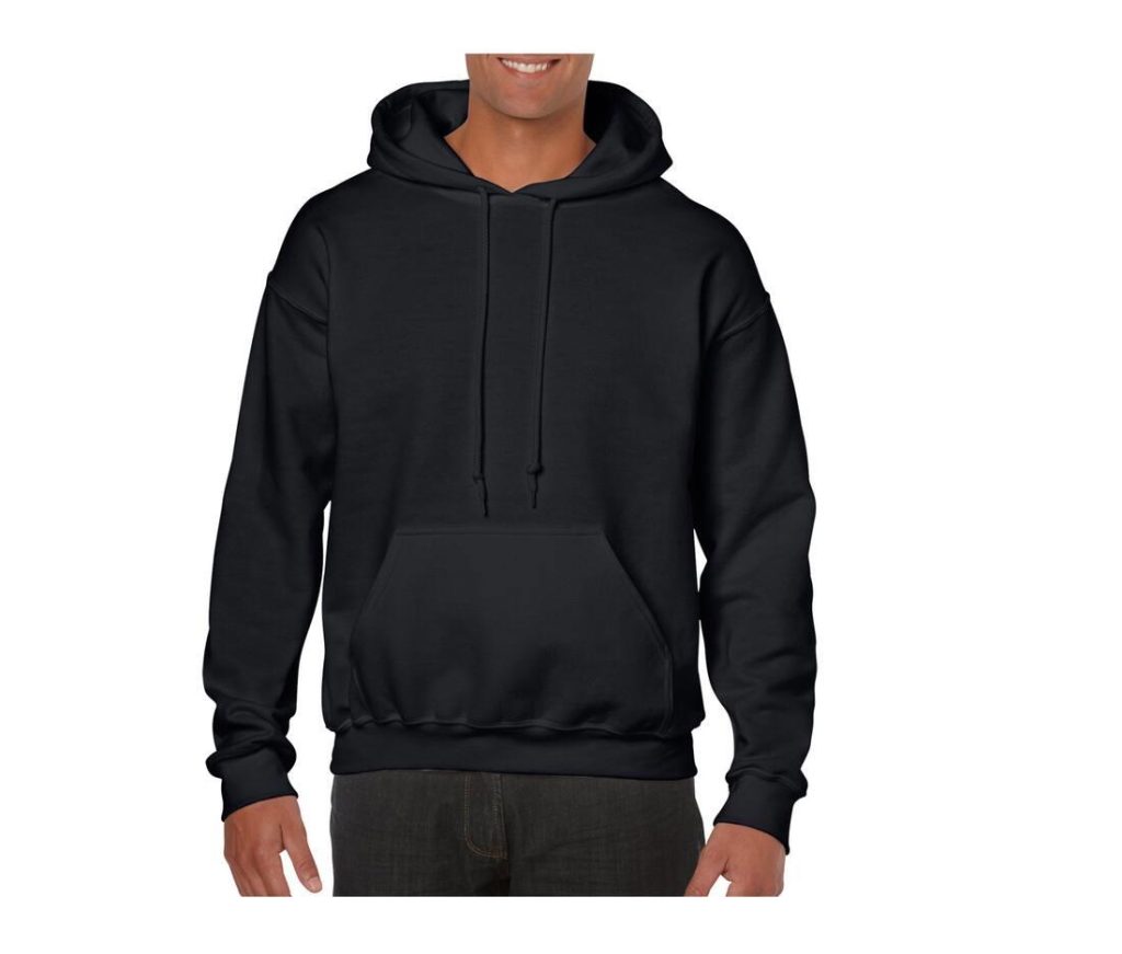Heavy Blend Volwassenen Hoodie Sweatshirt, BLACK, 3XL, GILDAN