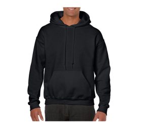 Heavy Blend Volwassenen Hoodie Sweatshirt, BLACK, 3XL, GILDAN