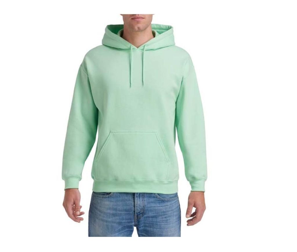 Heavy Blend Volwassenen Hoodie Sweatshirt, MINT GREEN, S, GILDAN
