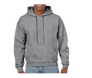 Heavy Blend Volwassenen Hoodie Sweatshirt, GRAPHITE HEATHER, L, GILDAN