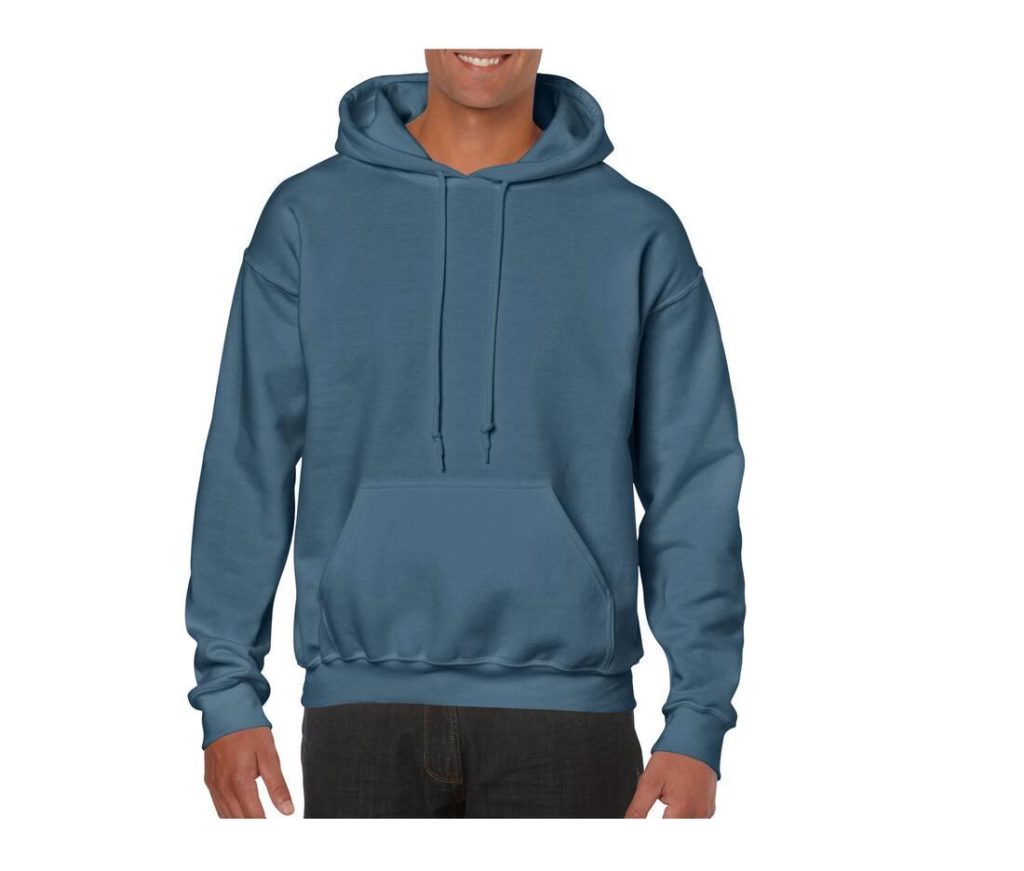 Heavy Blend Volwassenen Hoodie Sweatshirt, INDIGO BLUE, L, GILDAN