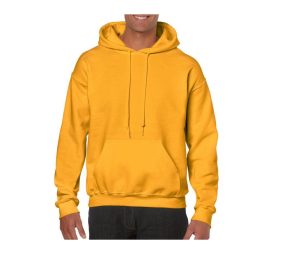 Heavy Blend Volwassenen Hoodie Sweatshirt, GOLD, L, GILDAN
