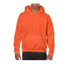 Heavy Blend Volwassenen Hoodie Sweatshirt, SAFETY ORANGE, S, GILDAN