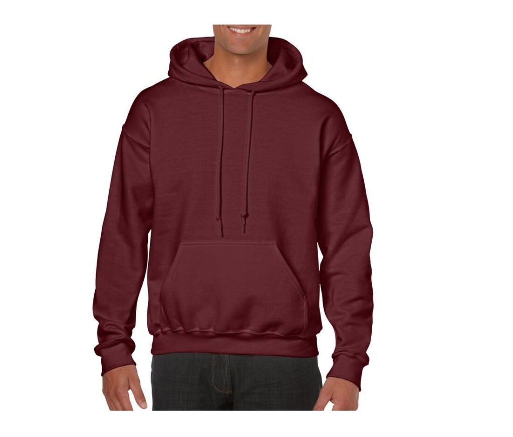 Heavy Blend Volwassenen Hoodie Sweatshirt, MAROON, L, GILDAN