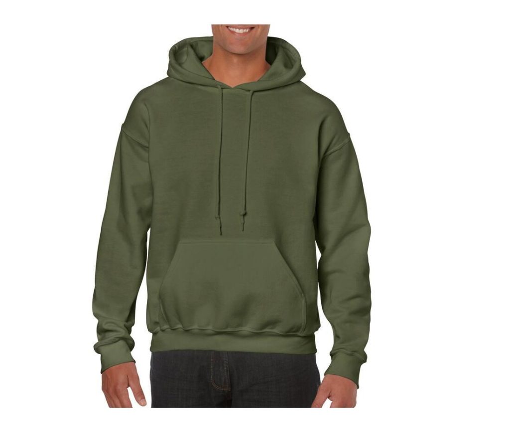 Heavy Blend Volwassenen Hoodie Sweatshirt, MILITARY GREEN, L, GILDAN
