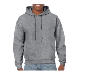 Heavy Blend Volwassenen Hoodie Sweatshirt, DARK HEATHER, L, GILDAN