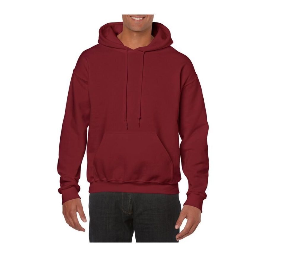 Heavy Blend Volwassenen Hoodie Sweatshirt, GARNET, L, GILDAN
