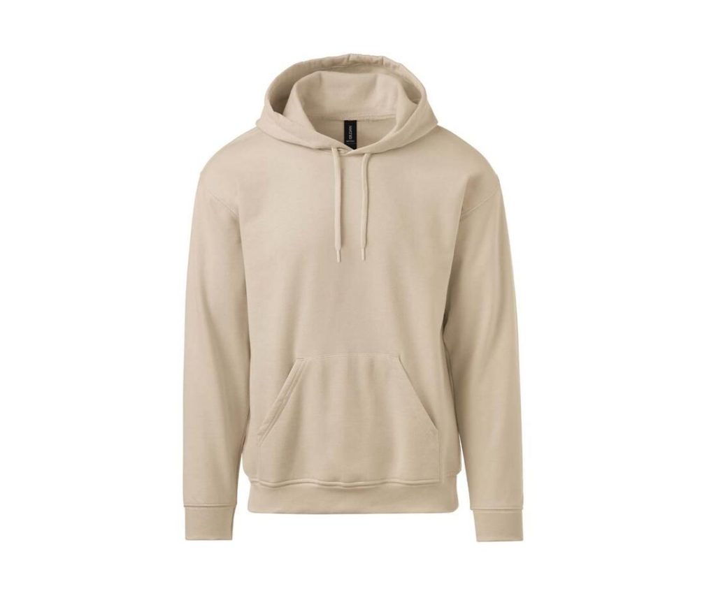 SOFTSTYLE MIDWEIGHT FLEECE Volwassenen HOODIE, SAND, 3XL, GILDAN