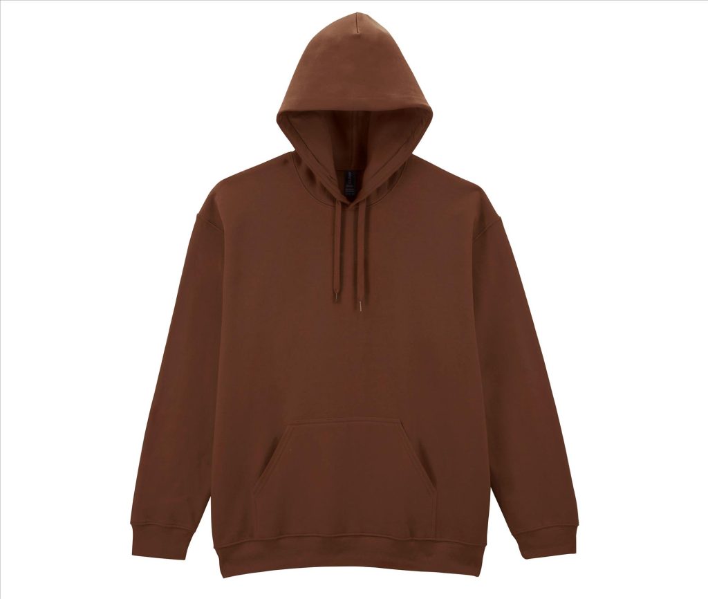SOFTSTYLE MIDWEIGHT FLEECE Volwassenen HOODIE, COCOA, 3XL, GILDAN
