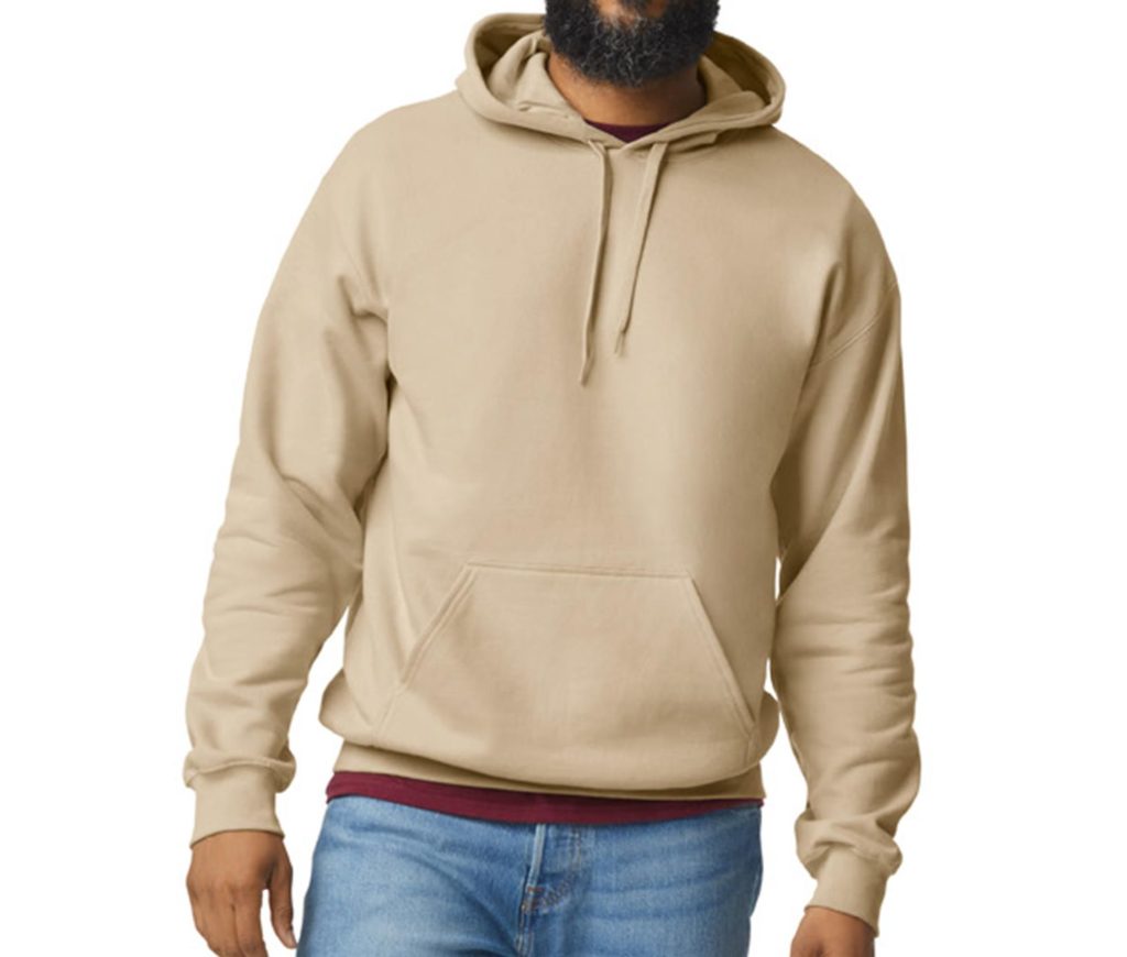 SOFTSTYLE MIDWEIGHT FLEECE Volwassenen HOODIE, OFF WHITE, 3XL, GILDAN