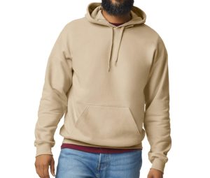 SOFTSTYLE MIDWEIGHT FLEECE Volwassenen HOODIE, OFF WHITE, 3XL, GILDAN