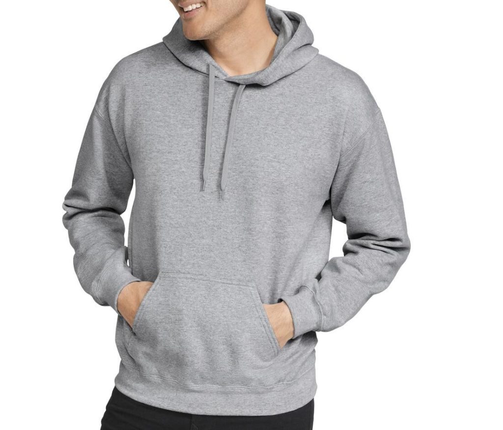 SOFTSTYLE MIDWEIGHT FLEECE Volwassenen HOODIE, DARK HEATHER, 3XL, GILDAN