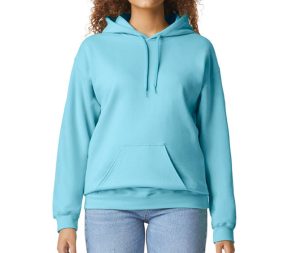 SOFTSTYLE MIDWEIGHT FLEECE Volwassenen HOODIE, SKY, 3XL, GILDAN