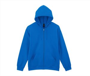 SOFTSTYLE MIDWEIGHT FLEECE Volwassenen Full Zip Hoodie Sweatshirt, ROYAL, 3XL, GILDAN