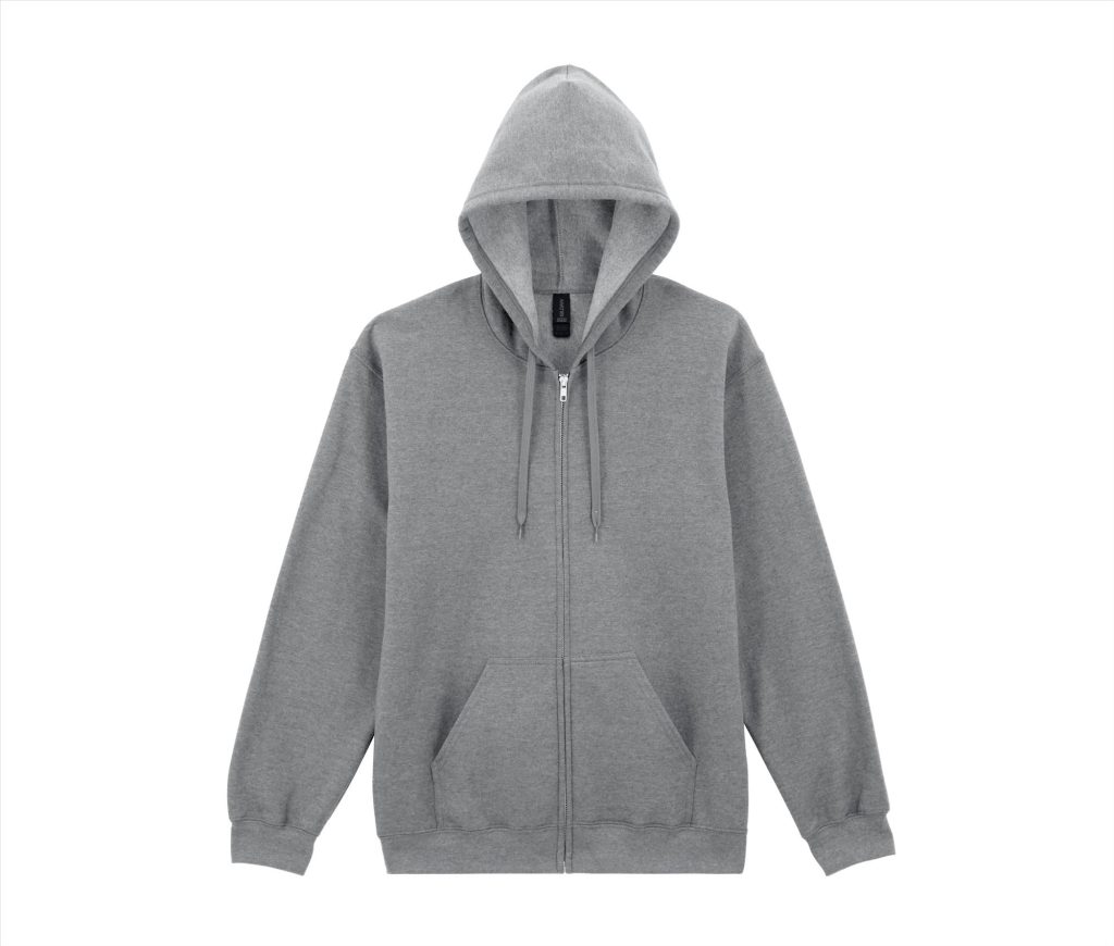 SOFTSTYLE MIDWEIGHT FLEECE Volwassenen Full Zip Hoodie Sweatshirt, SPORT GREY, 3XL, GILDAN