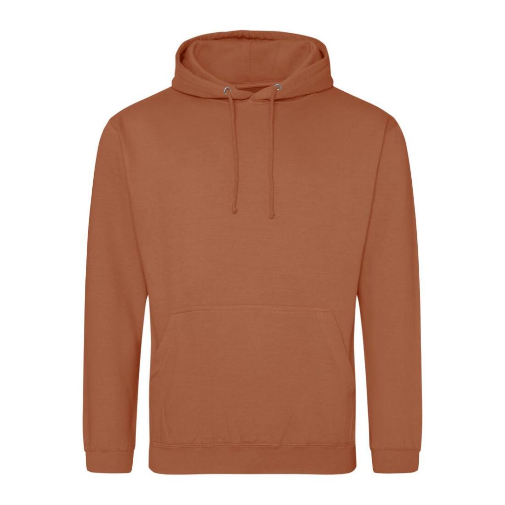 COLLEGE HOODIE, GINGER BISCUIT, 3XL, JUST HOODS