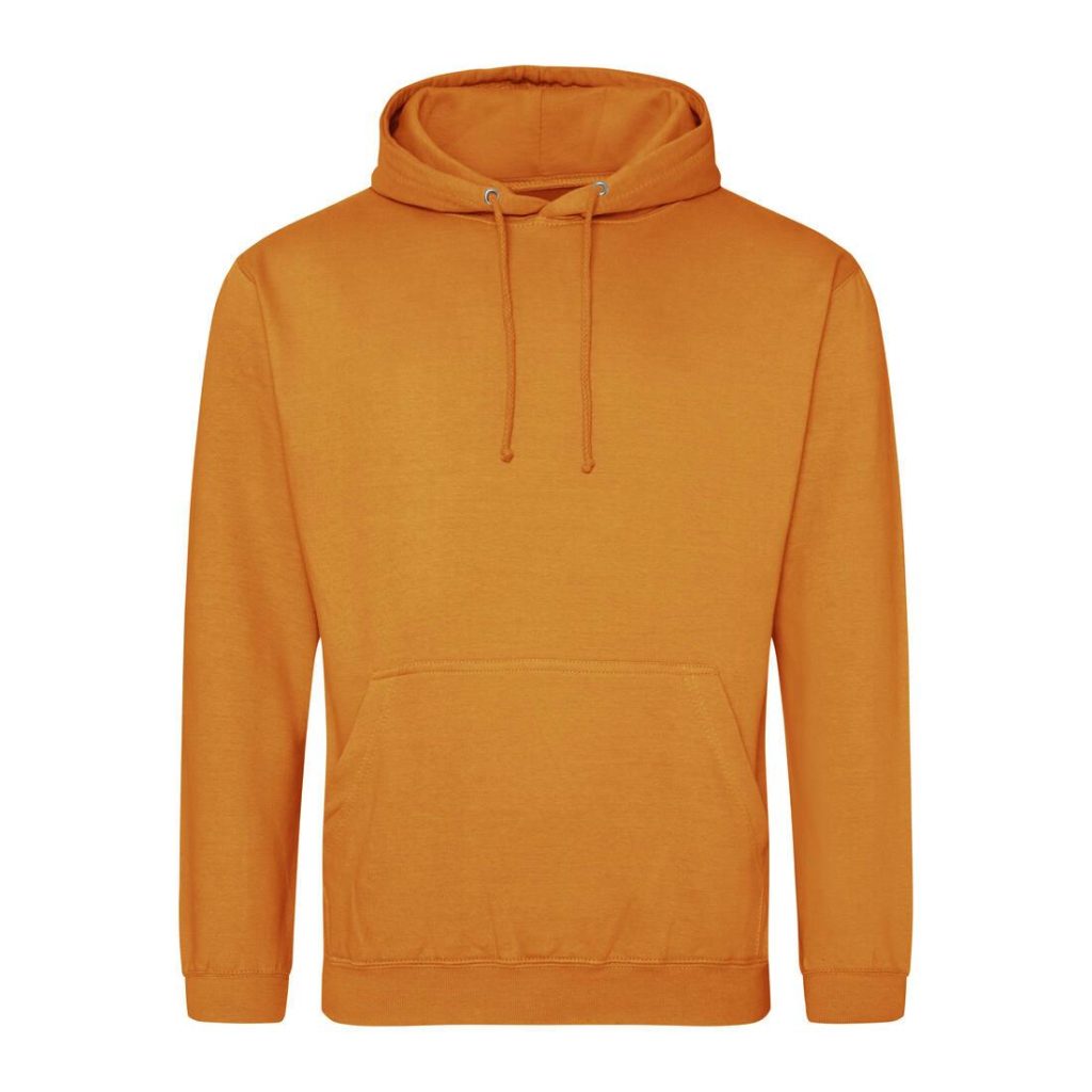 COLLEGE HOODIE, PUMPKIN PIE, 3XL, JUST HOODS