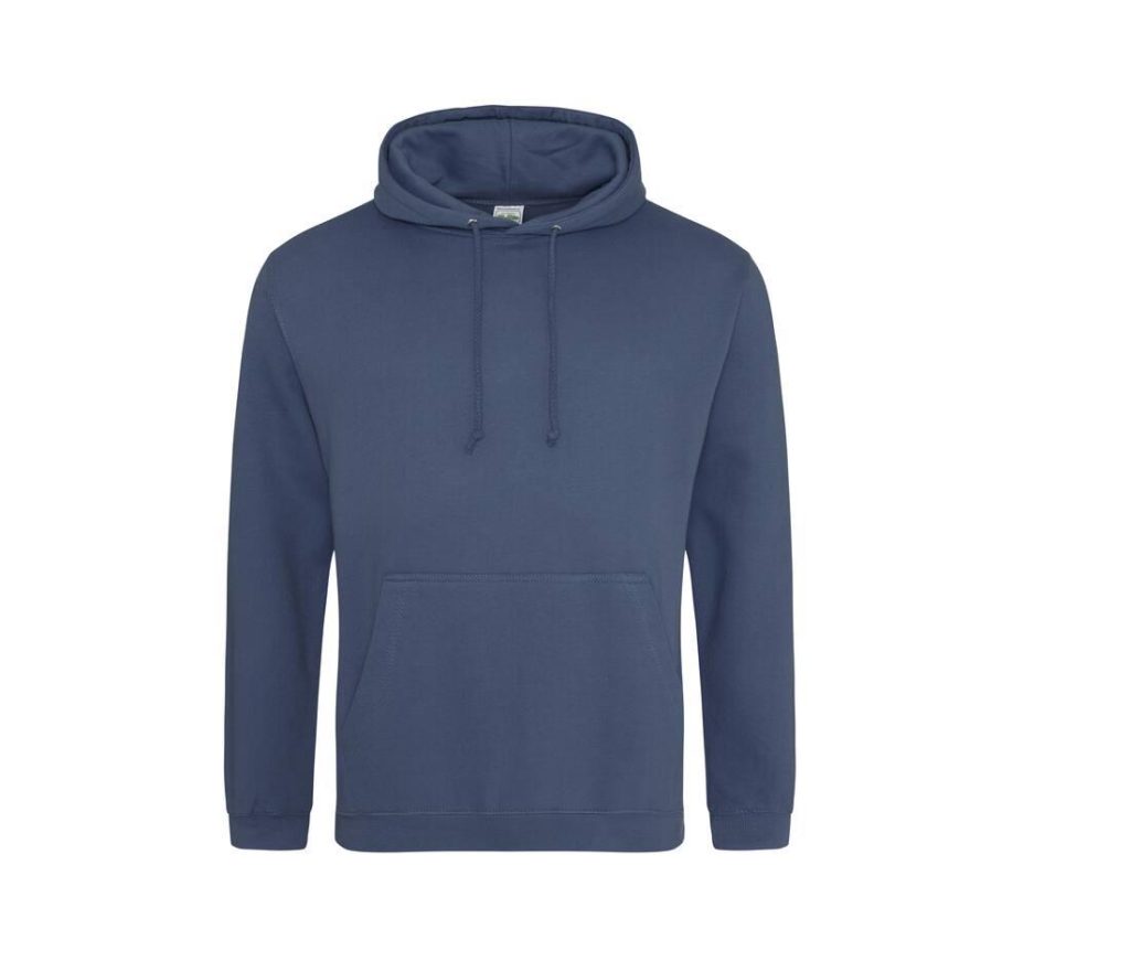 COLLEGE HOODIE, AIRFORCE BLUE, XS, JUST HOODS