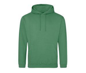 COLLEGE HOODIE, CACTUS GREEN, 3XL, JUST HOODS