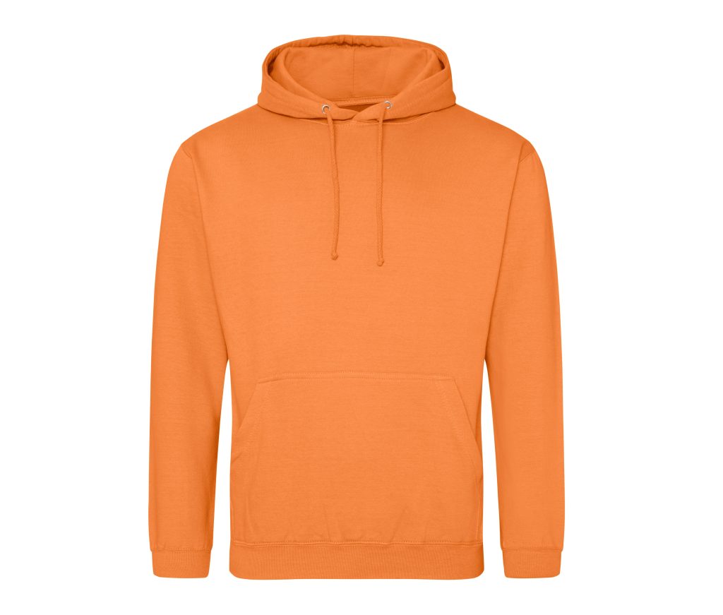 COLLEGE HOODIE, LIGHT ORANGE, 3XL, JUST HOODS