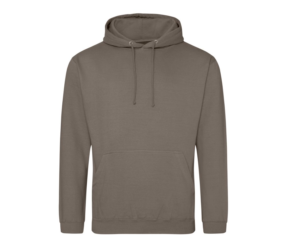 COLLEGE HOODIE, NATURAL CLAY, 3XL, JUST HOODS