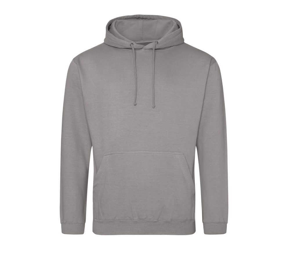COLLEGE HOODIE, PLATINIUM GREY, 3XL, JUST HOODS