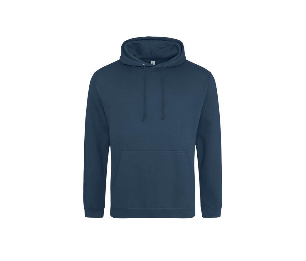 COLLEGE HOODIE, INK BLUE, XS, JUST HOODS
