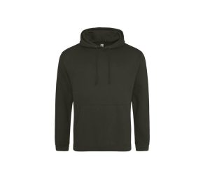 COLLEGE HOODIE, COMBAT GREEN, XS, JUST HOODS