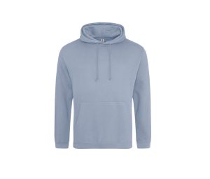 COLLEGE HOODIE, DUSTY BLUE, XS, JUST HOODS