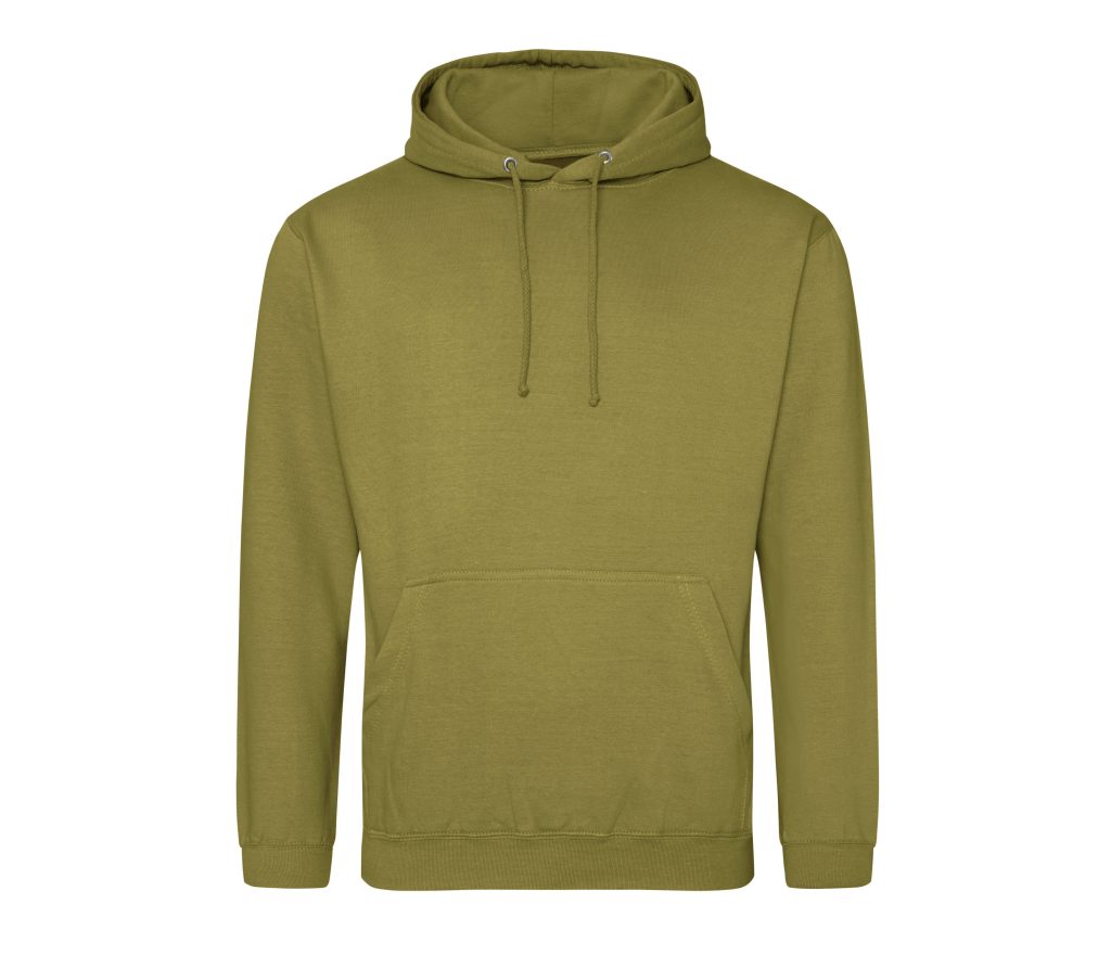 COLLEGE HOODIE, KHAKI, 3XL, JUST HOODS
