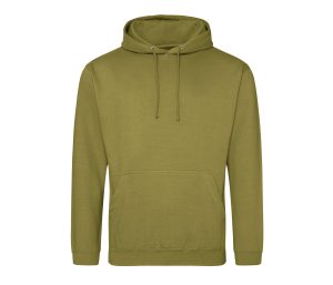 COLLEGE HOODIE, KHAKI, 3XL, JUST HOODS