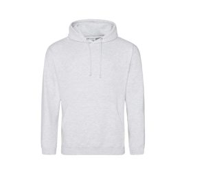 COLLEGE HOODIE, ASH, XS, JUST HOODS