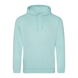 COLLEGE HOODIE, PEPPERMINT, XS, JUST HOODS