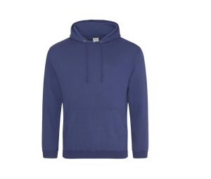 COLLEGE HOODIE, Denim BLUE, XS, JUST HOODS