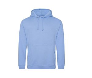 COLLEGE HOODIE, CORNFLOWER BLUE, XS, JUST HOODS