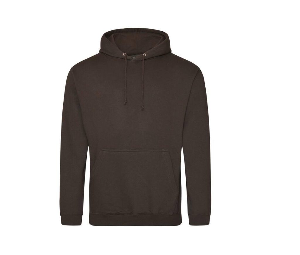 COLLEGE HOODIE, HOT CHOCOLATE, XS, JUST HOODS