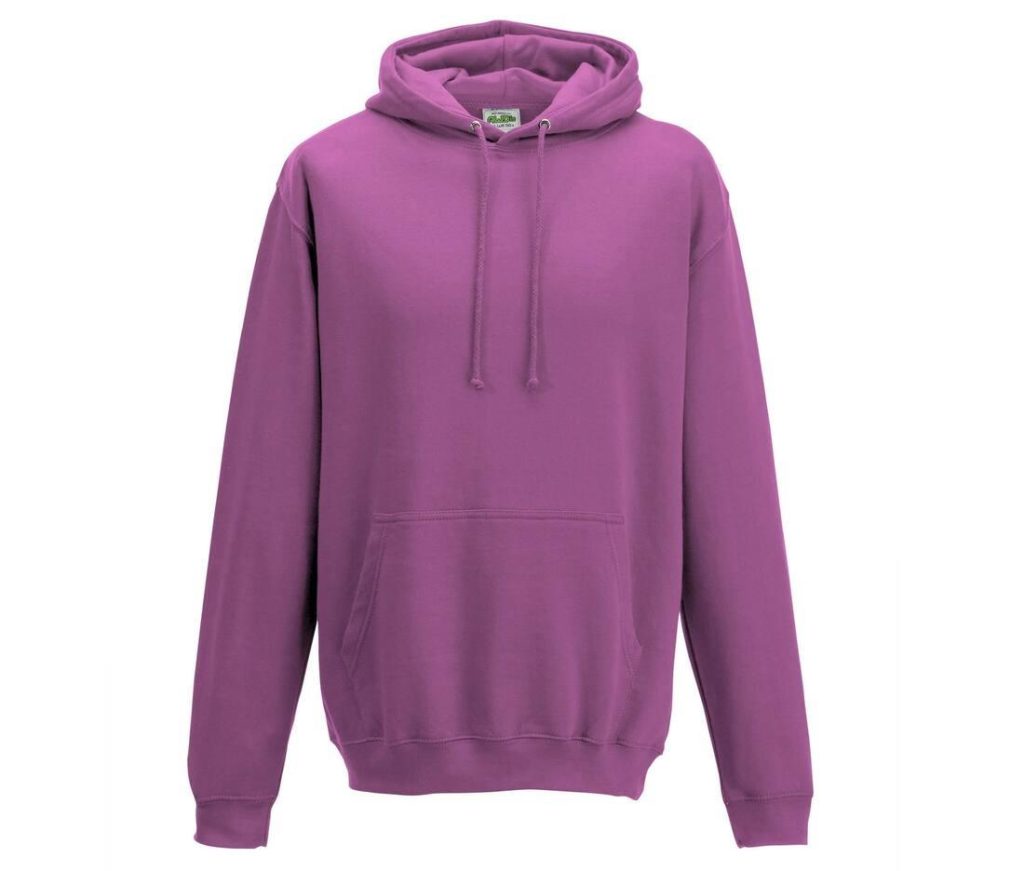 COLLEGE HOODIE, PINKY PURPLE, XS, JUST HOODS