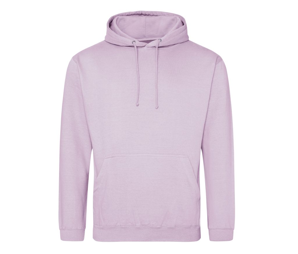 COLLEGE HOODIE, LILAC, 3XL, JUST HOODS
