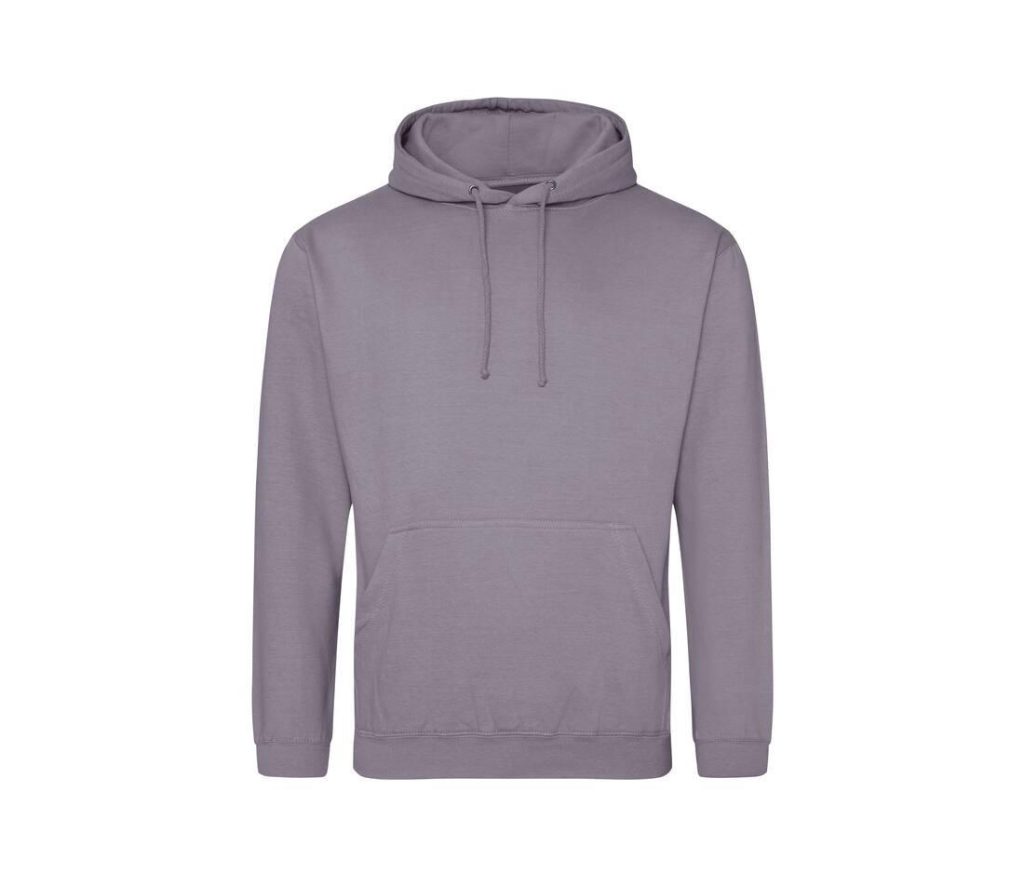 COLLEGE HOODIE, DUSTY LILAC, 3XL, JUST HOODS
