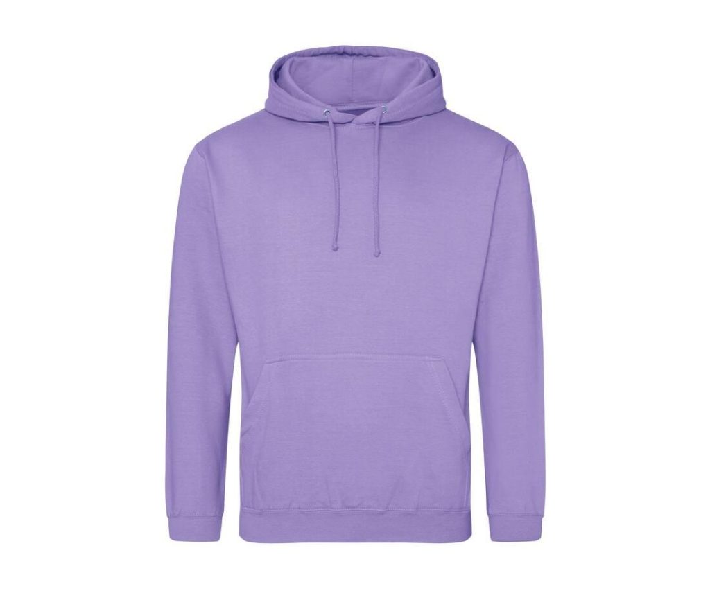 COLLEGE HOODIE, DIGITAL LAVENDER, 3XL, JUST HOODS