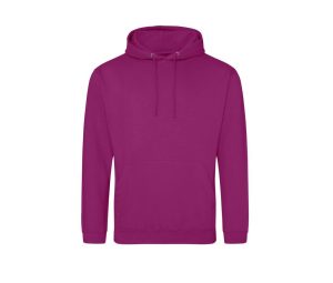 COLLEGE HOODIE, FESTIVAL FUCHSIA, 3XL, JUST HOODS