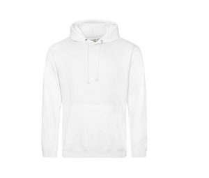 COLLEGE HOODIE, ARCTIC WHITE, XS, JUST HOODS