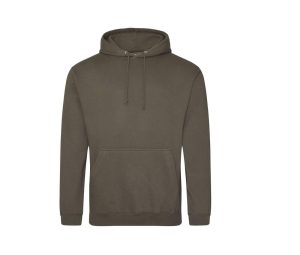 COLLEGE HOODIE, OLIVE GREEN, XS, JUST HOODS