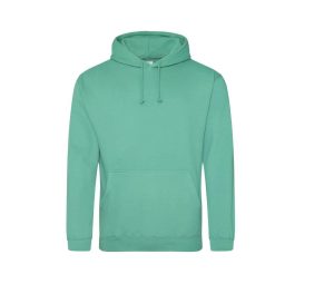 COLLEGE HOODIE, SPRING GREEN, XS, JUST HOODS