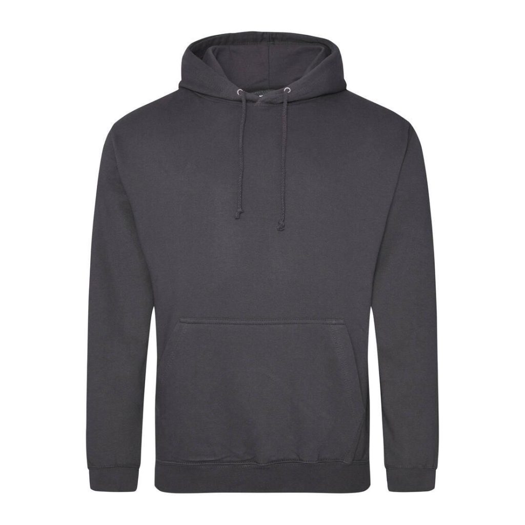 COLLEGE HOODIE, STORM GREY, XS, JUST HOODS