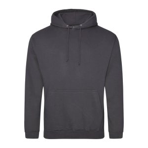 COLLEGE HOODIE, STORM GREY, XS, JUST HOODS