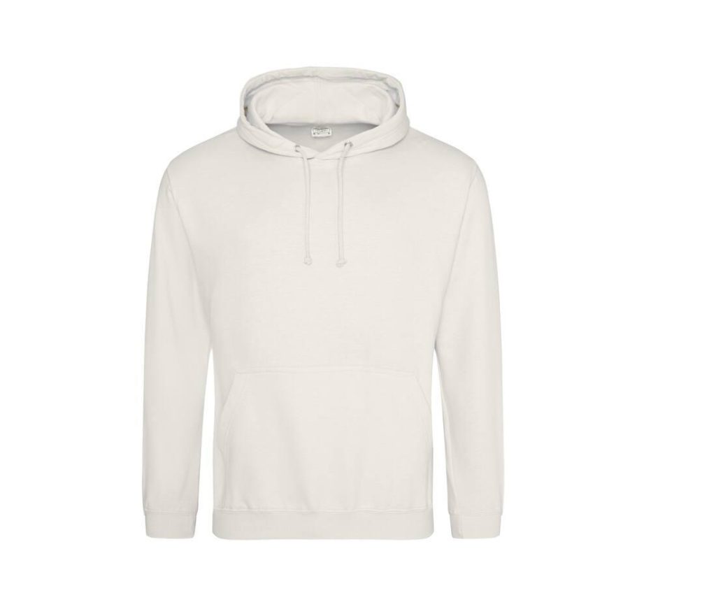 COLLEGE HOODIE, VANILLA MILKSHAKE, XS, JUST HOODS