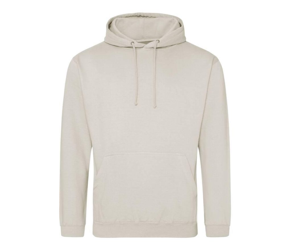 COLLEGE HOODIE, NATURAL STONE, 3XL, JUST HOODS